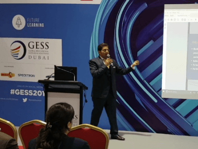 Arpit Badjatya CEO MD Serosoft Solutions Speaking at GESS Dubai 2017