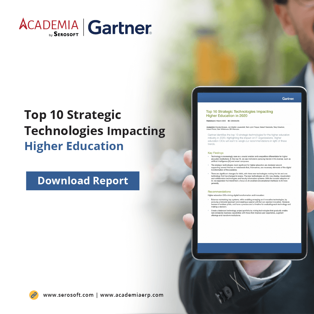 Top 10 Strategic Technologies Impacting Higher Education | Gartner Report