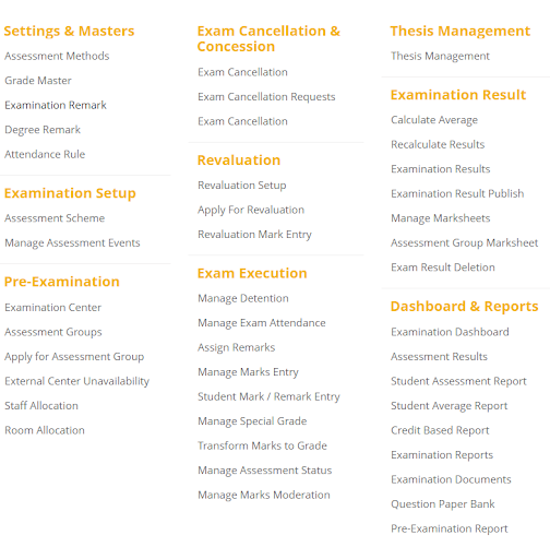 Academia-ERP-Examination-Module