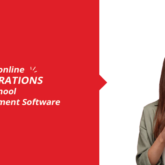 Manage online registrations using School Management Software