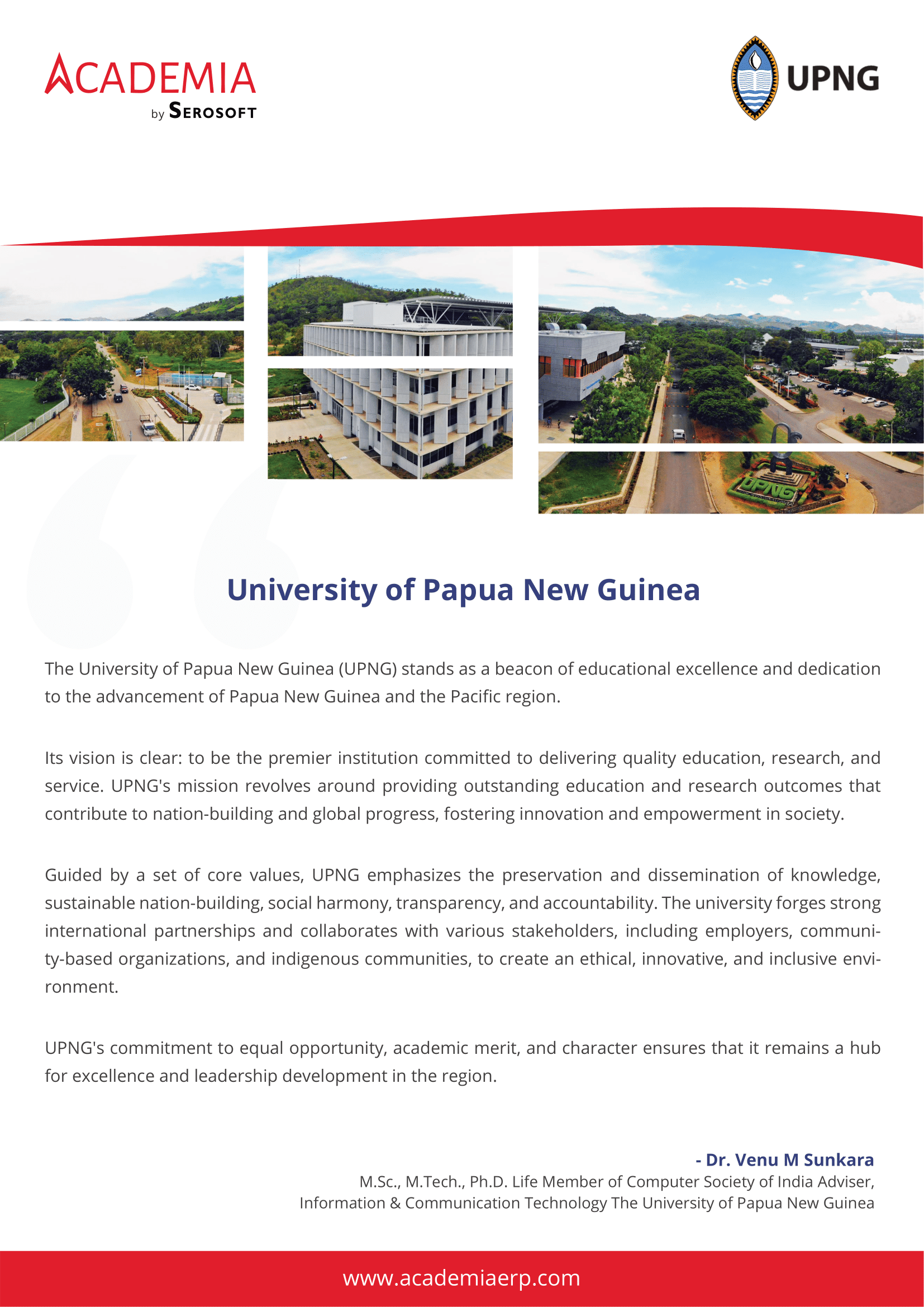 University of Papua New Guinea, PNG