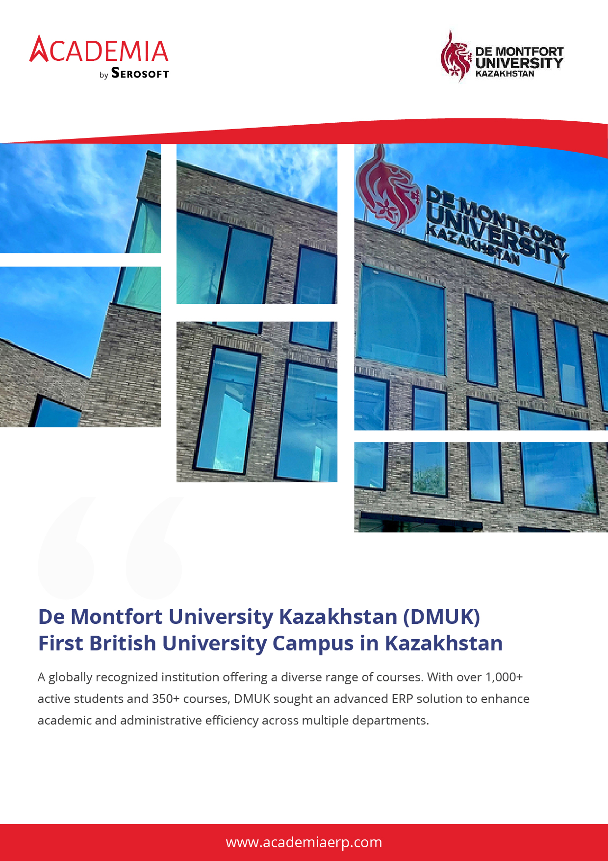 De Montfort University, Kazakhstan
