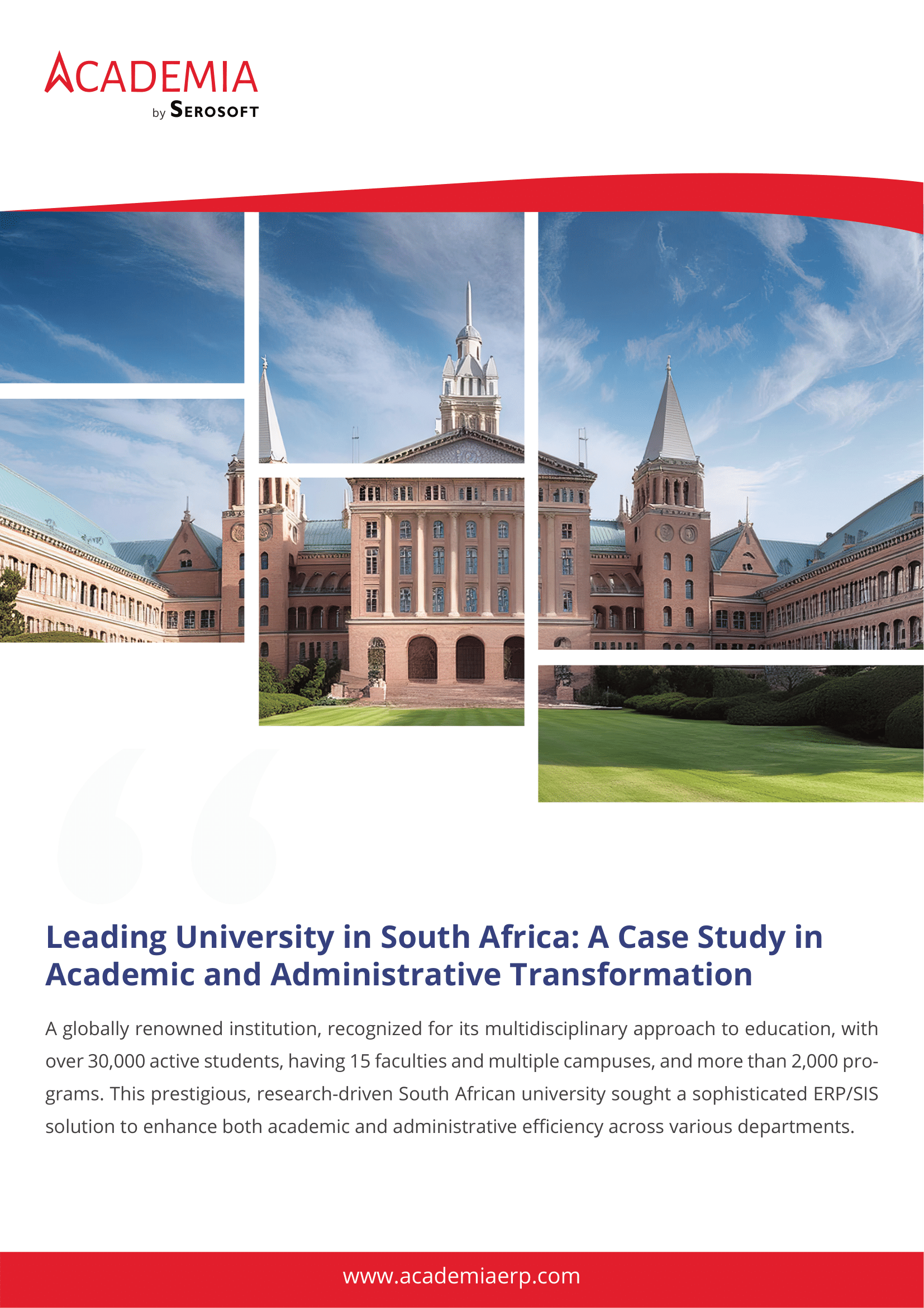 Leading University, South Africa