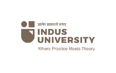 Indus University logo
