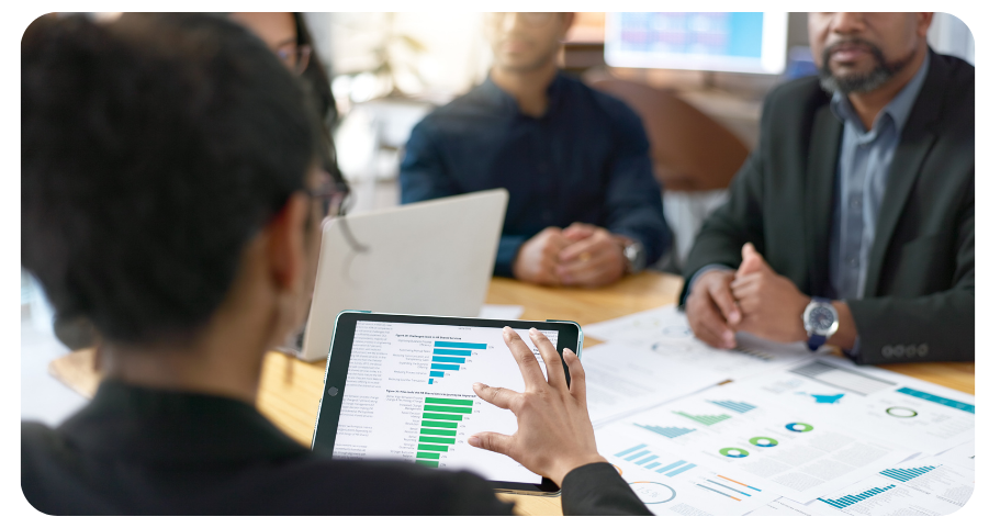 Institutional leadership dashboard in Academia